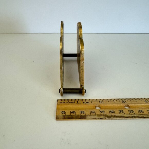 Vtg Jerusalem Souvenir Last Supper Religious Napkin Letter Holder Enamel Brass - Picture 4 of 16